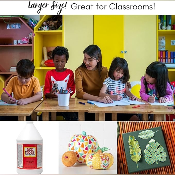 New Mod Podge Waterbase Sealer, Glue &  Finish (1-Gallon), Gloss Finish - Picture 4 of 5